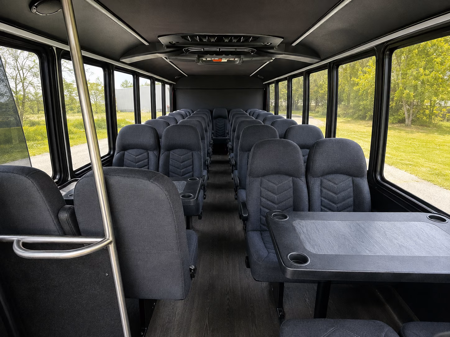 boston 20 passenger minibus interior