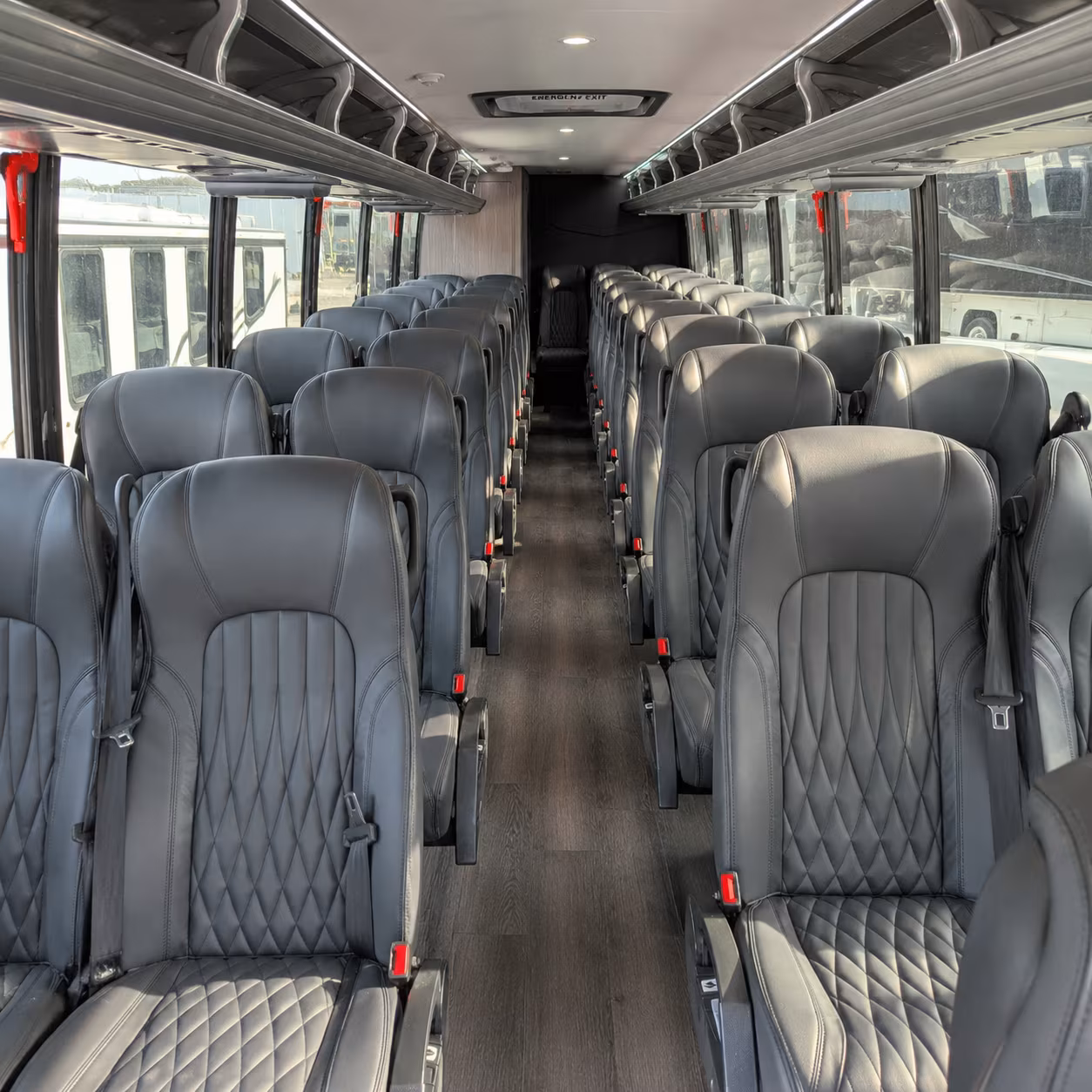 boston 30 passenger minibus inside