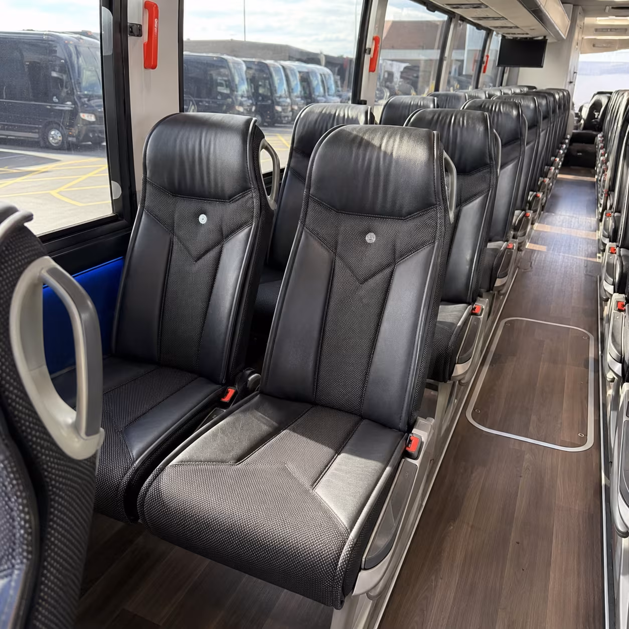 boston 40 passenger charter bus interior