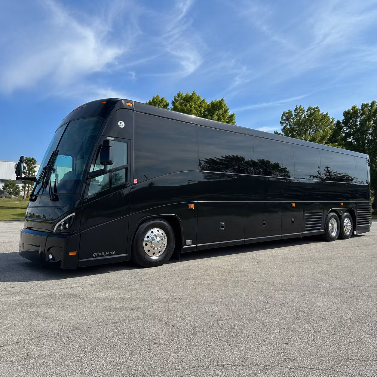 boston 47 passenger charter bus