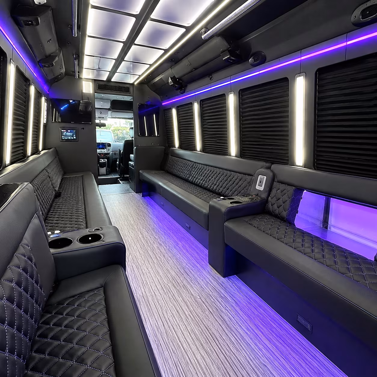 boston party bus inside