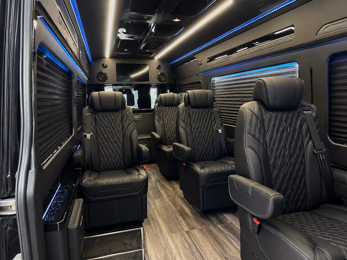 boston sprinter van with driver inside