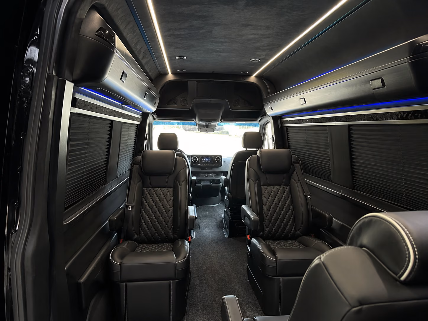 boston sprinter van with driver interior