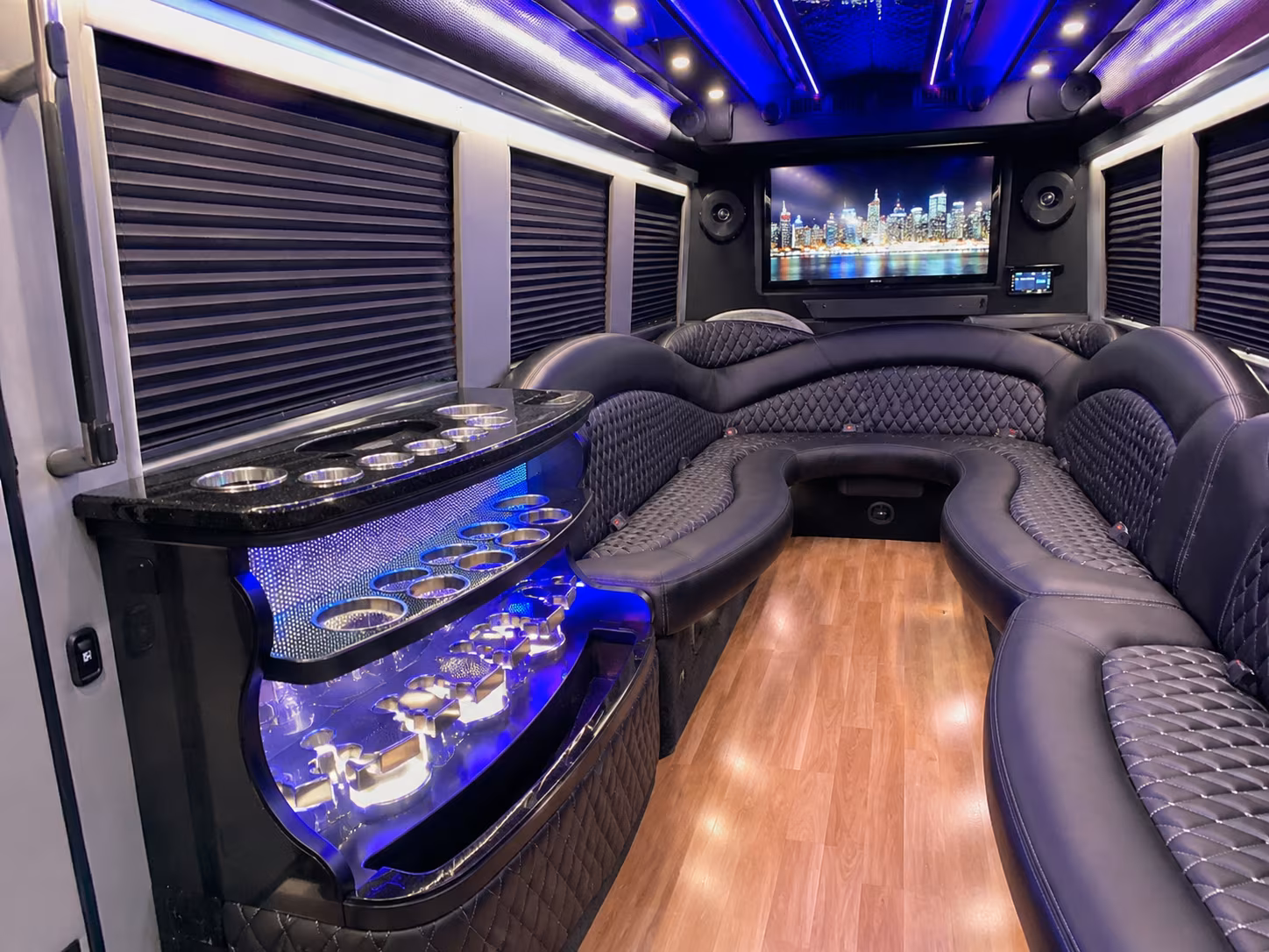 party buses for boston wedding parties and bachelorette weekends